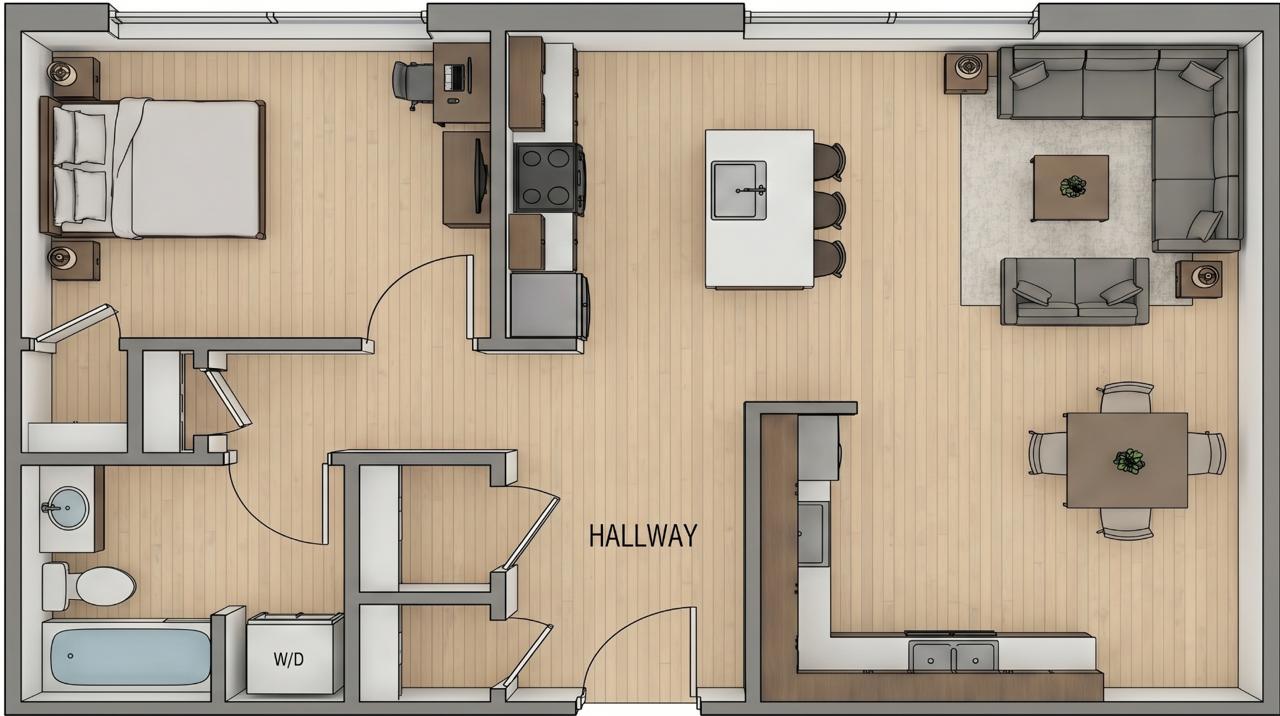 1 Bedroom Unit